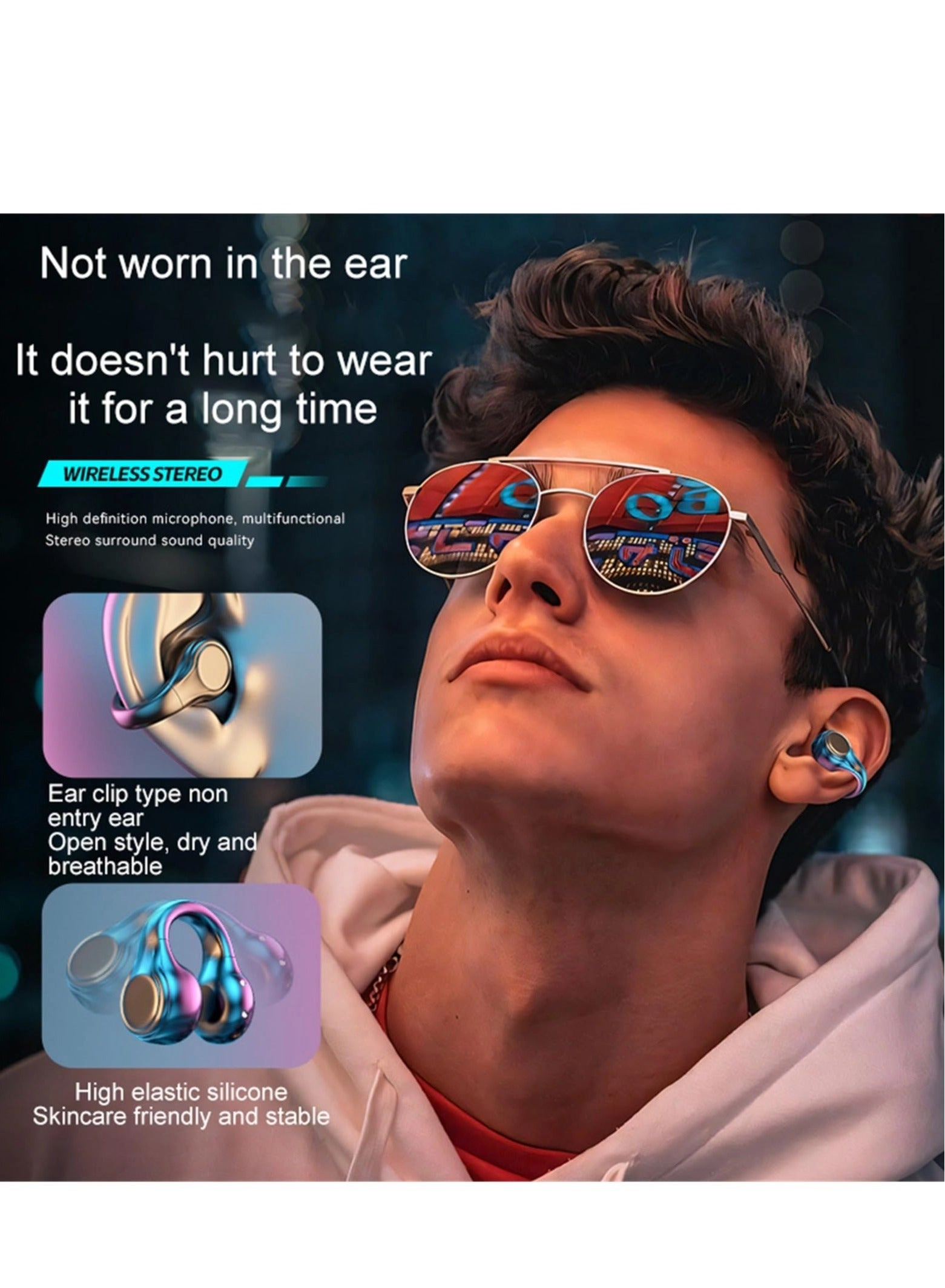 Bone Conduction Headphones Wireless Headphone