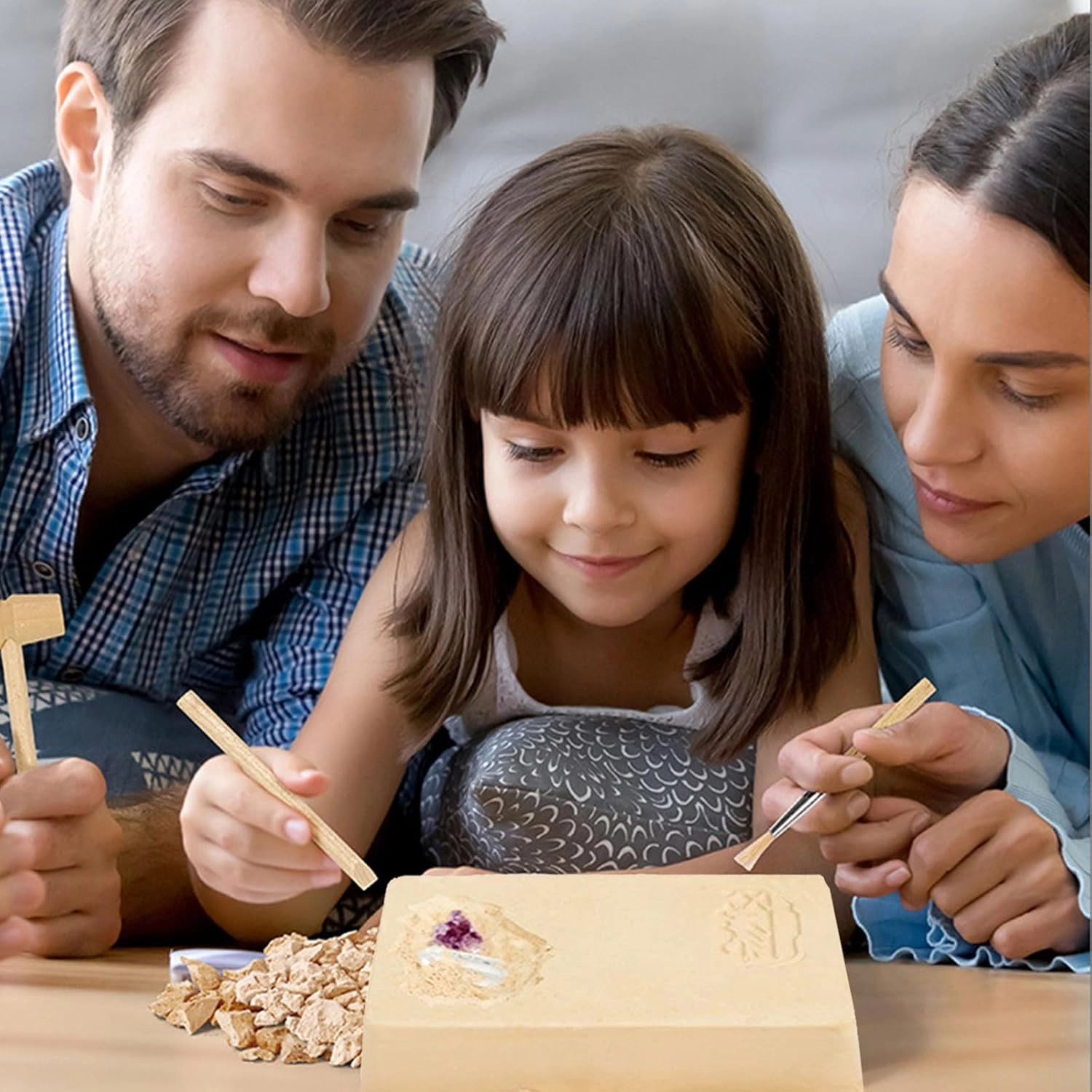 Crystals DIY Mining Kit Geology - 3 years+ 9 pieces