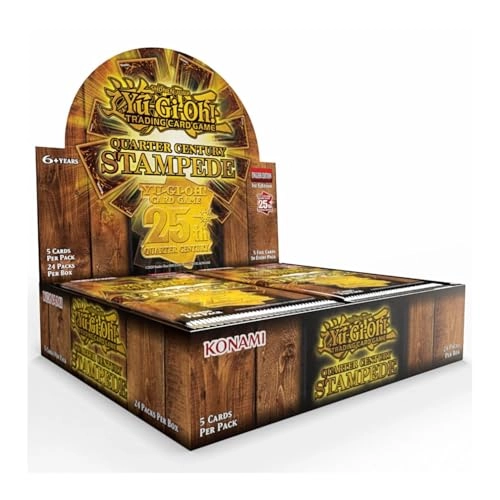 Konami Quarter Century Stampede Booster Box - 5 per pack 24 packs per box
