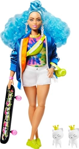 Barbie Extra - Curvy Blue Curly Hair Ages 3+