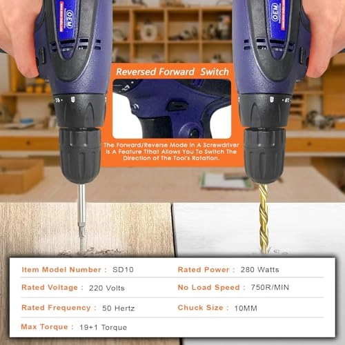 SD10 - Electric Screwdriver Corded Electric