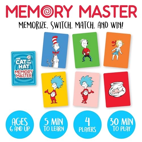 Memory Master Card Game - English, French 6 years and up