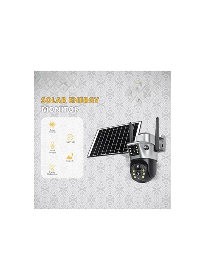 Solar Powered 4G PTZ Security Camera