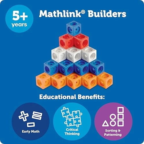 Math link Cubes Activity Set - 5+ Years 100 piece(s)