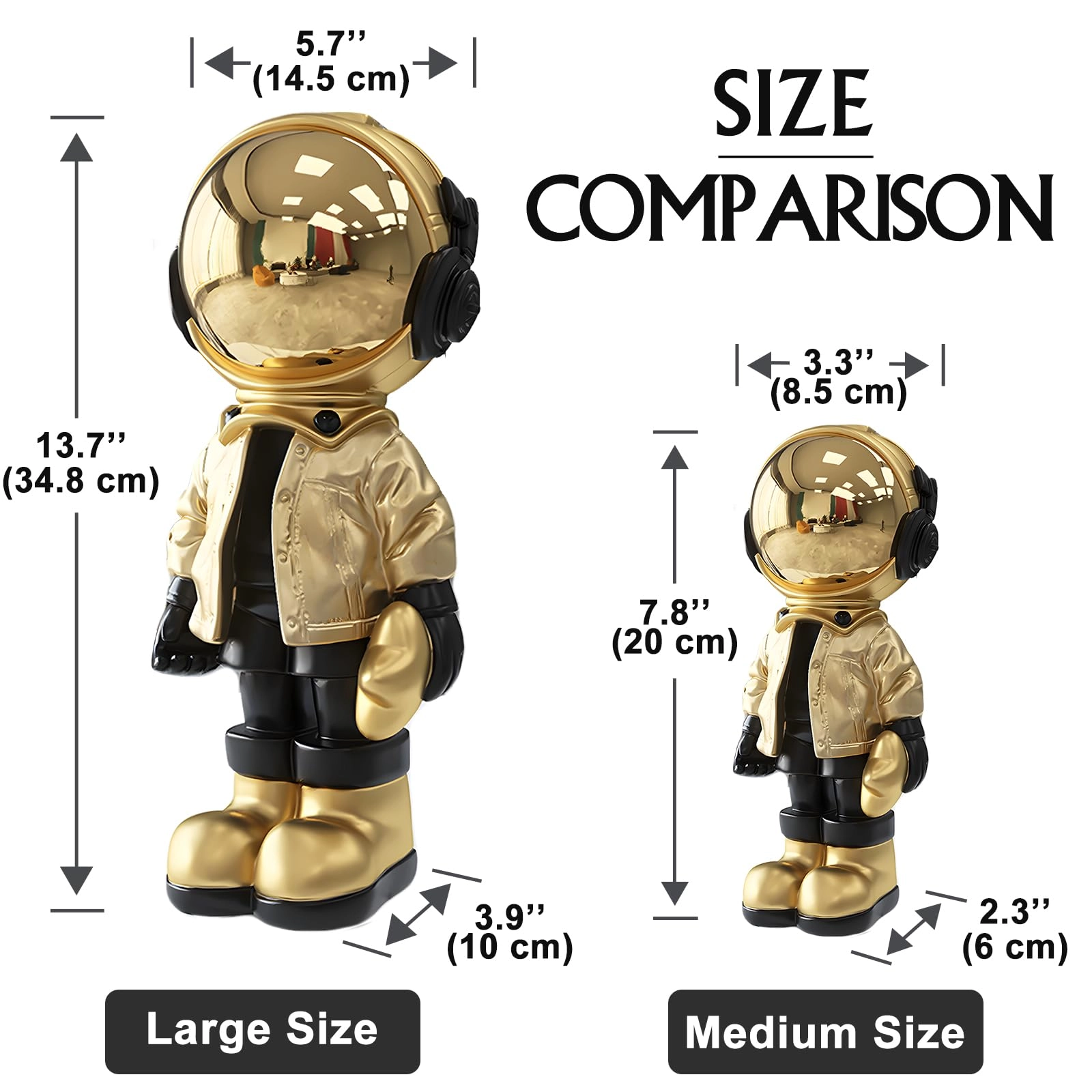 Small Astronaut Statues - Resin