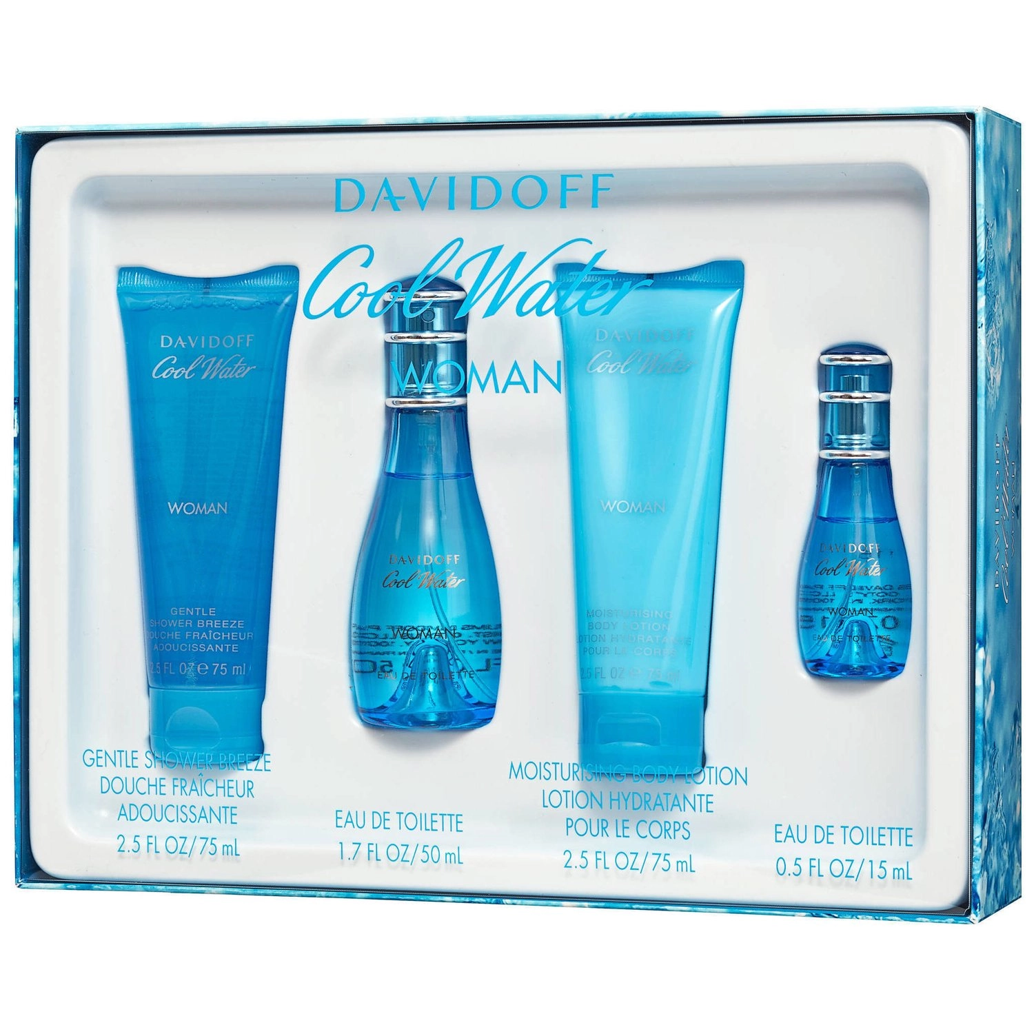 Cool Water + Shower Gel + Body Lotion - Gift Sets
