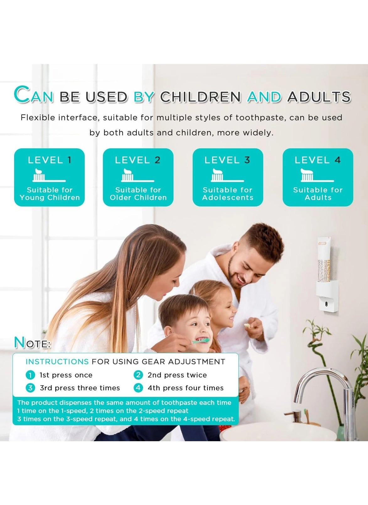 Toothpaste Dispenser - Wall Mounted