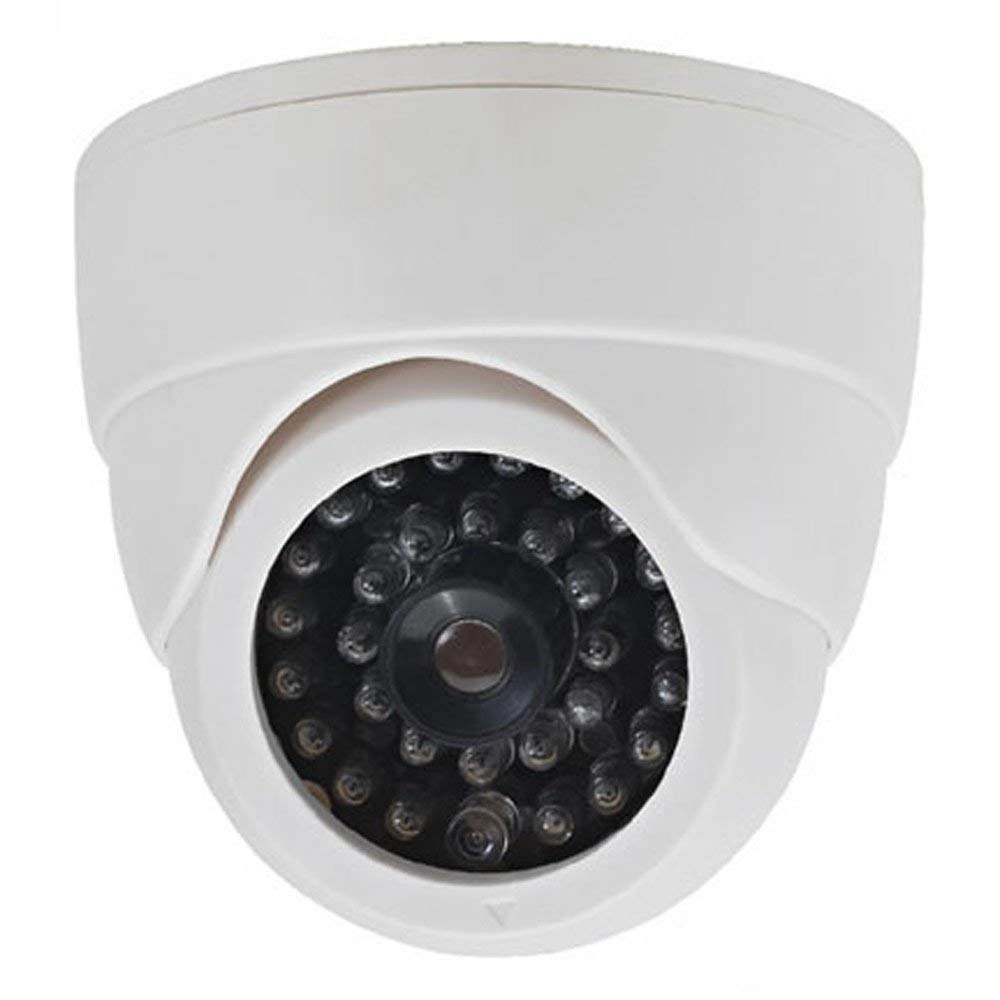 Cop Security Dummy Security Dome Camera - LED Light White