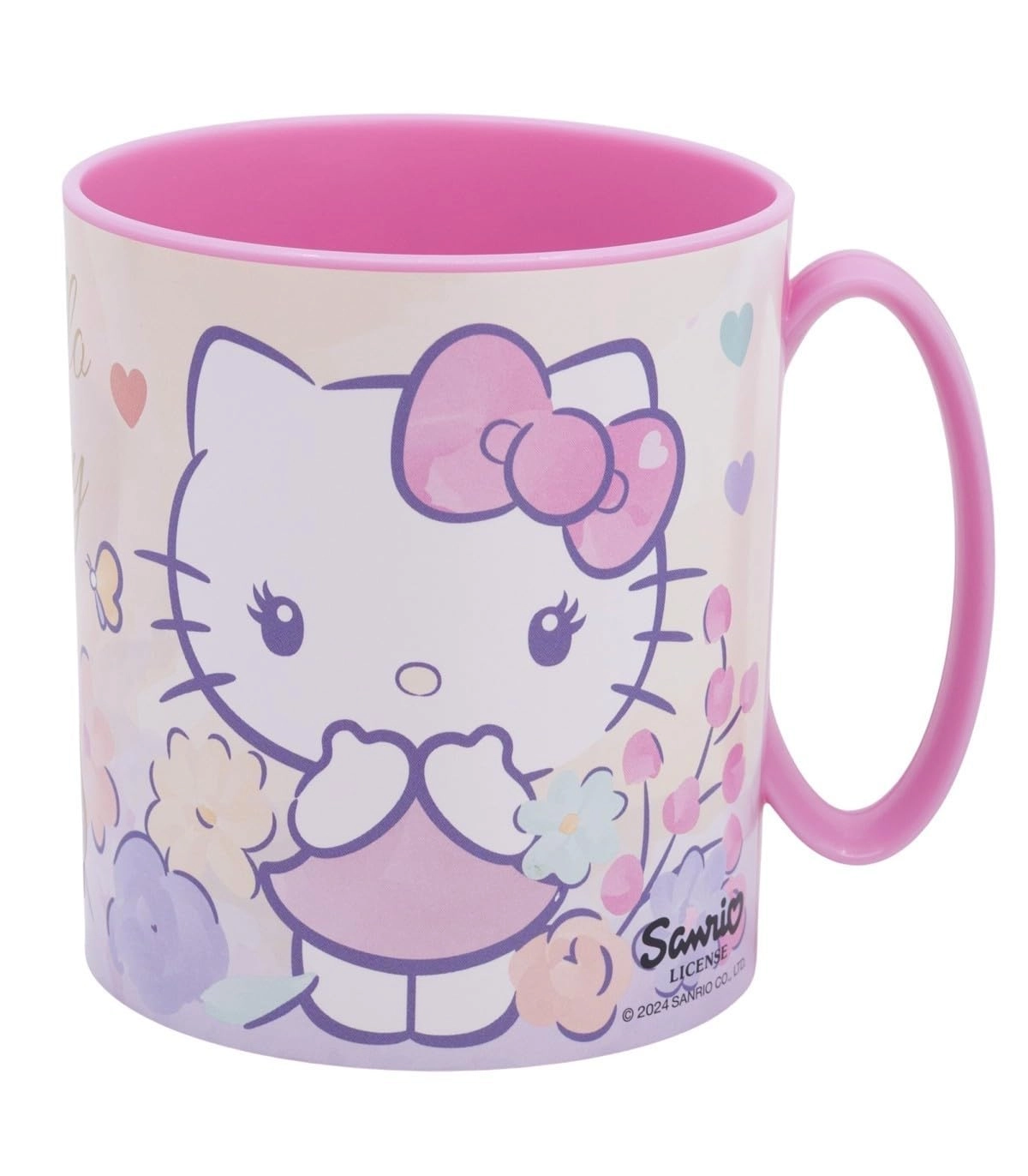 SRV Hub Hello Kitty Plastic Mug - 1 pcs Handle 390 ml