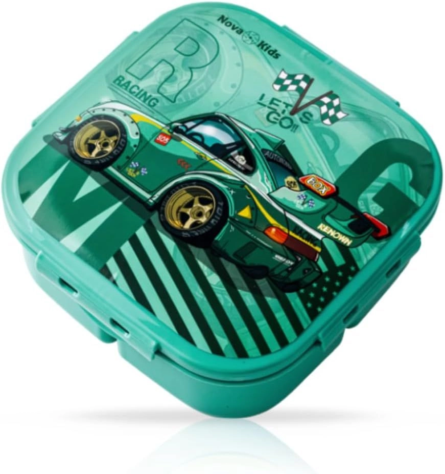 Lunch Box - 1100ml Racing Green + Water Bottle - 450ml + Lunch Bag - 3600ml