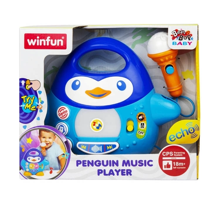 Penguin Music Player - catchy melodies and applause sound Kids Unisex