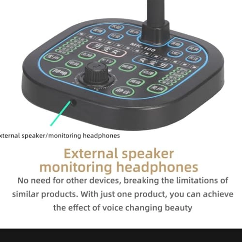 Plug And Play Voice Adjuster USB+3.5mm-Mini-Jack Microphone