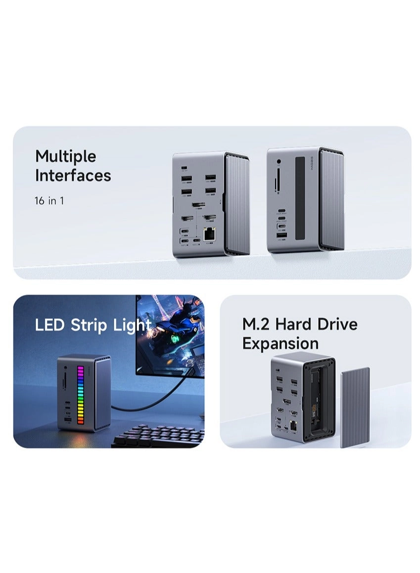 U100 Ultra - USB Type C Dual HDMI 4K@60Hz Ethernet