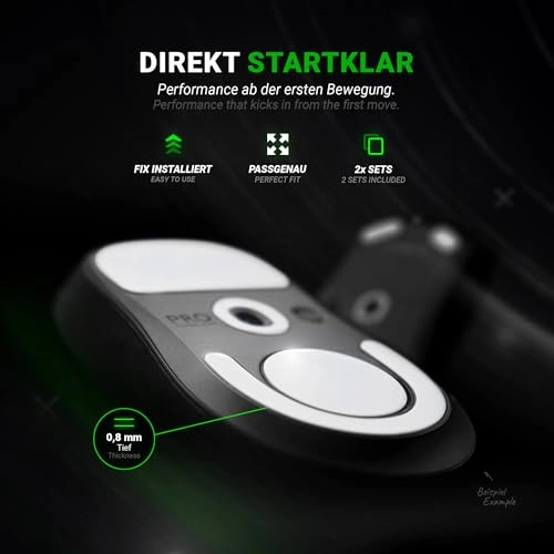 HPS Glides - Set of 2 Compatible with Logitech G PRO X Superlight 2 White