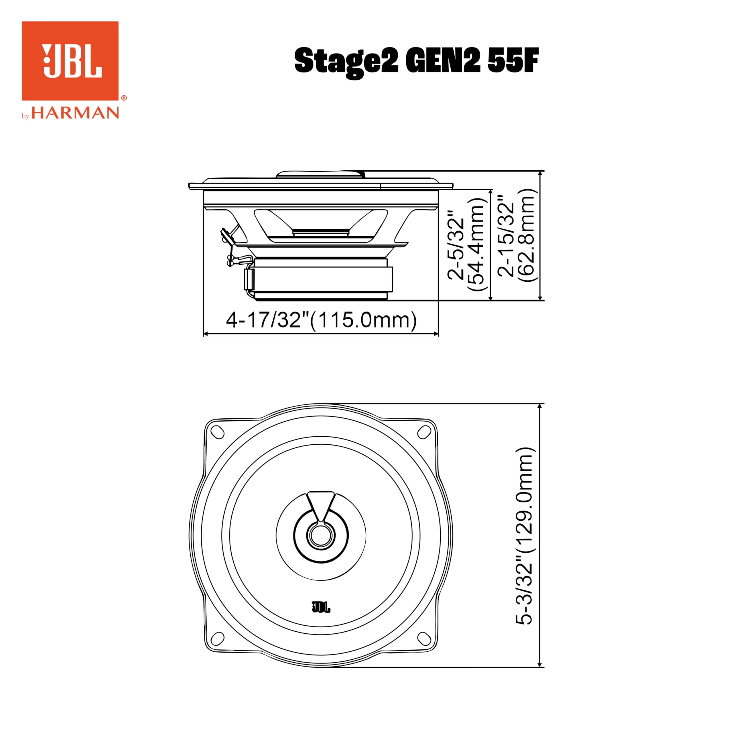 Stage2 55F - 5.25" (13.3 cm) 2-Way