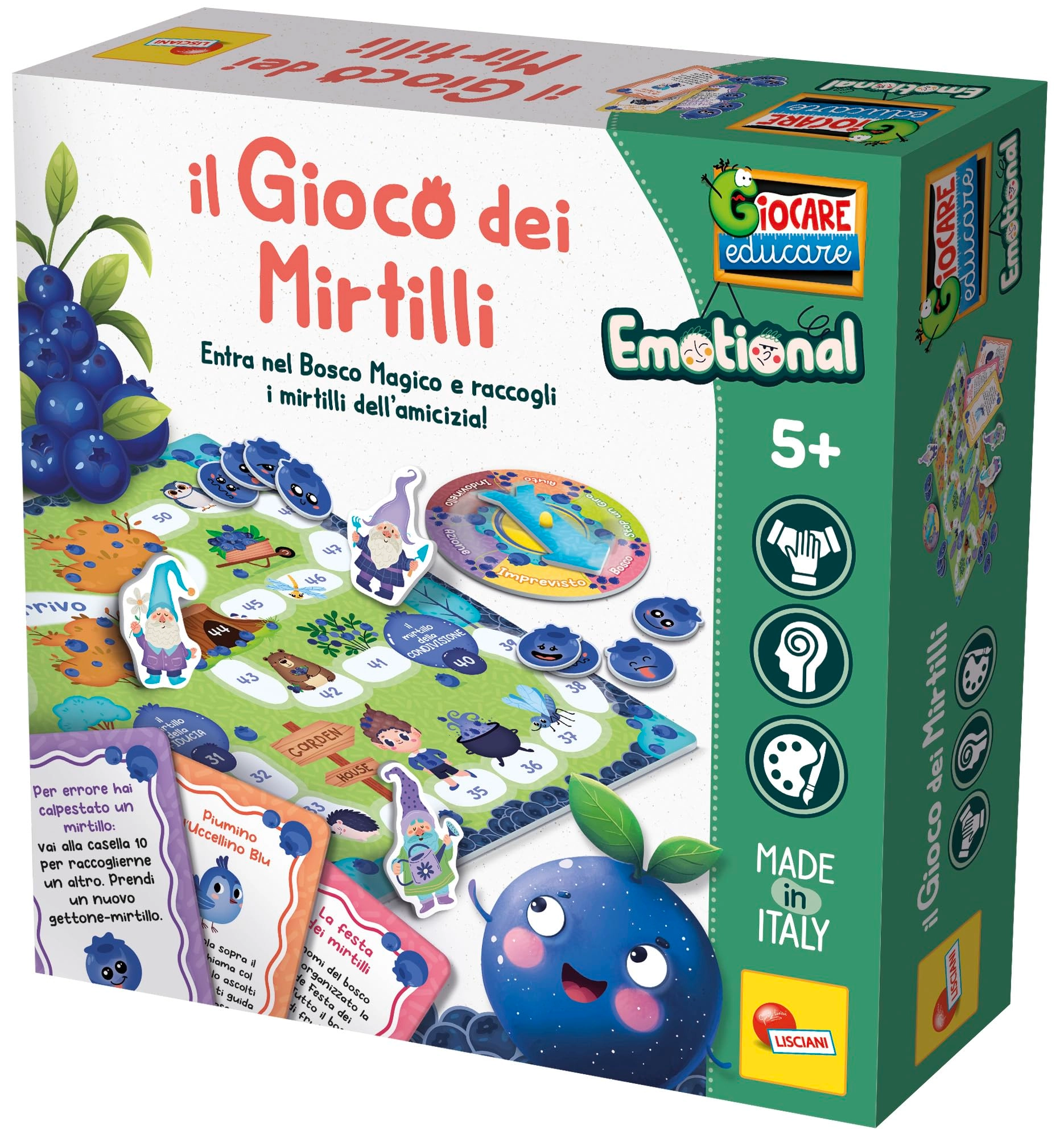Lisciani Play Educare Emotional The Game of Blueberries - 12.0 months 1 Count pieces