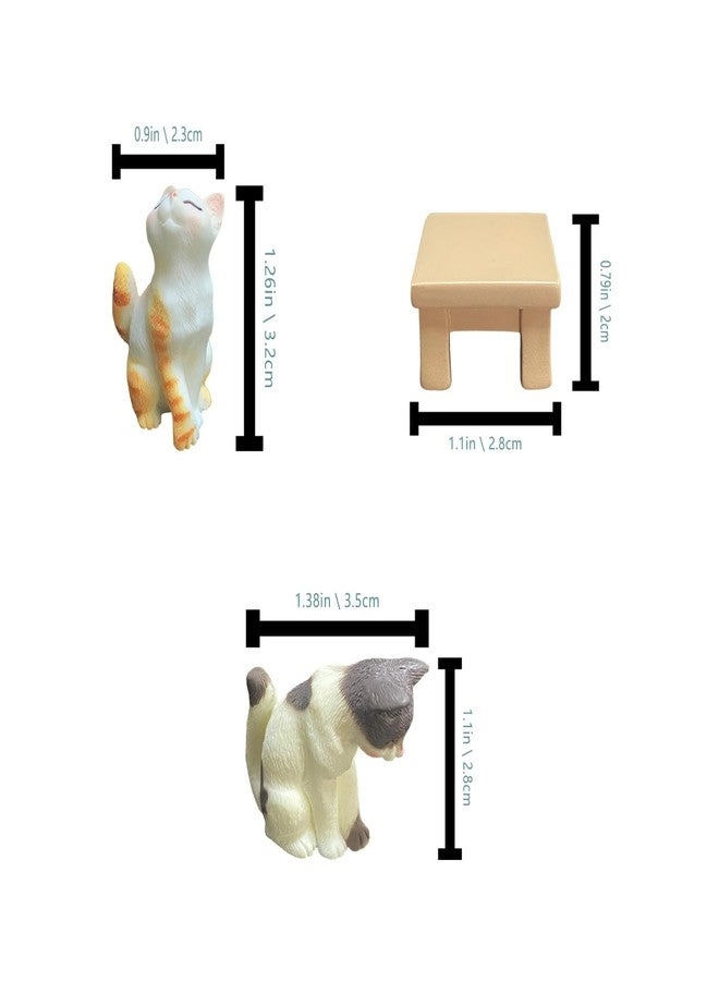Miniature Cat Figurines