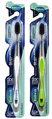 ENFRESH Smokers Toothbrush - 2-Piece Pack