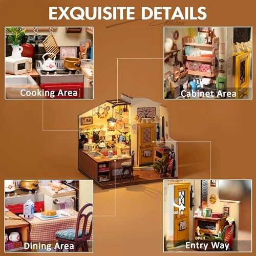 Miniature House Kit - Becka's Baking House LED Toplight