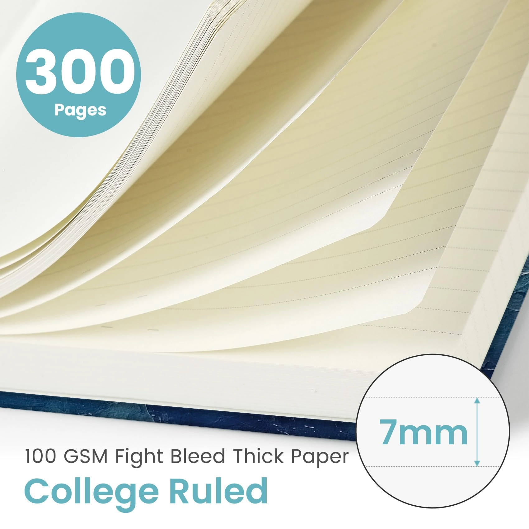 Spiral Notebook B5 Spiral - Lined 300 Pages