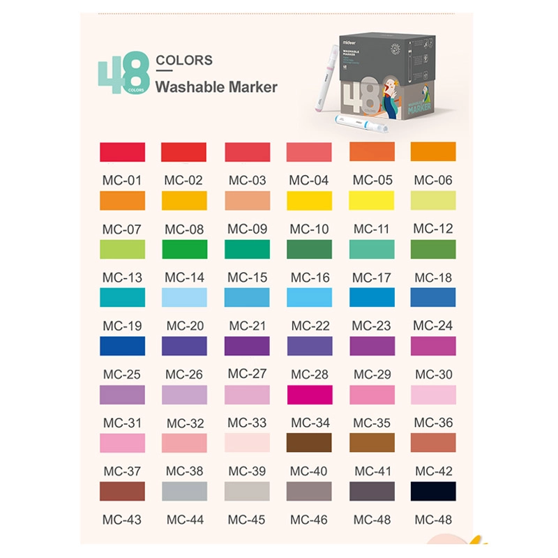 Washable Markers - Multi Colour