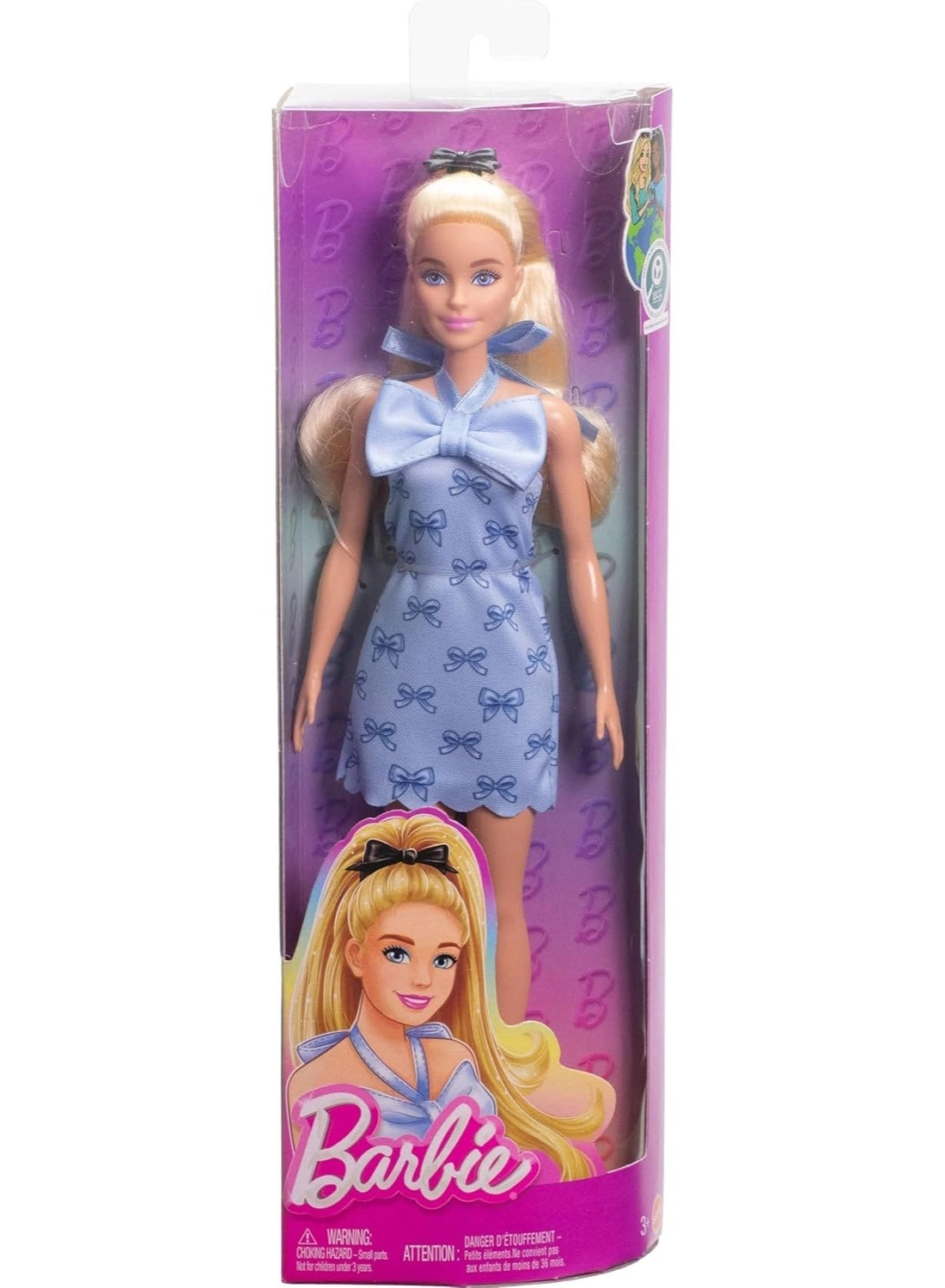 Barbie Fashionistas - Blue Bows Ages 3+