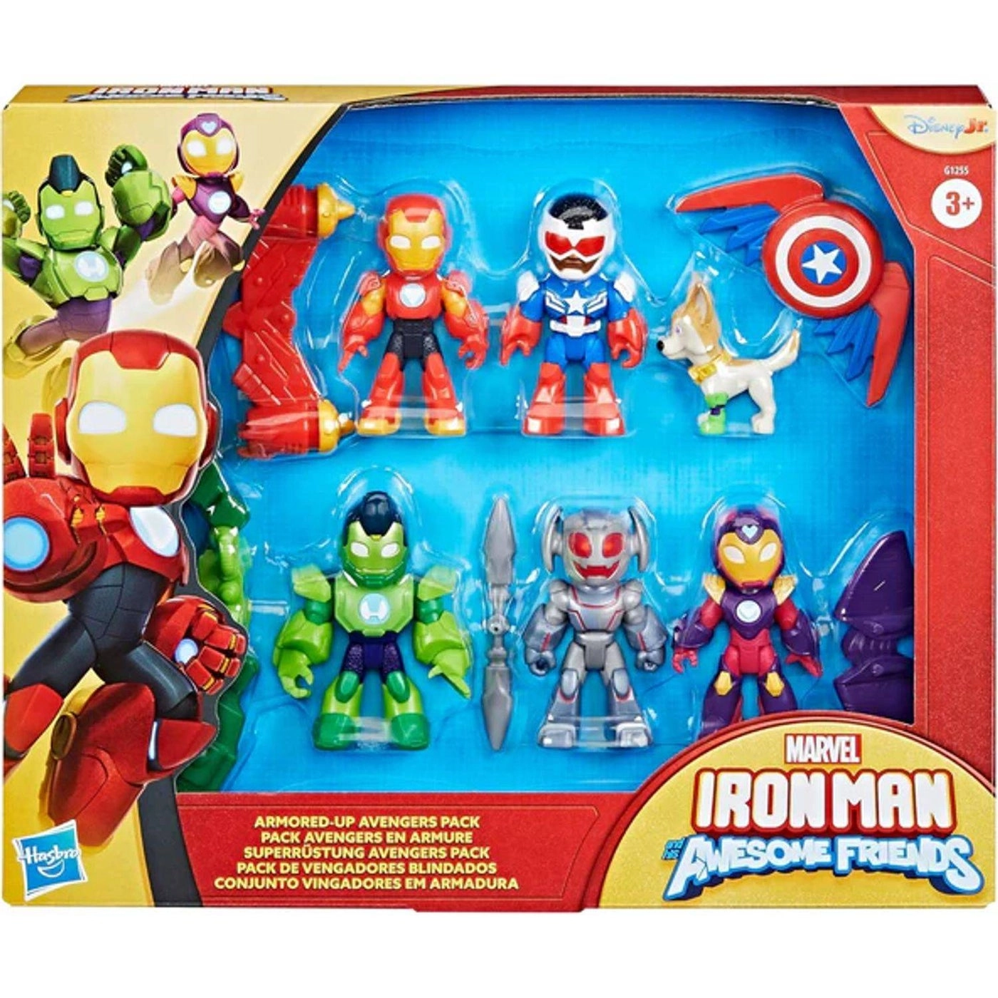 Superhero Action Figure Set - 6 pcs