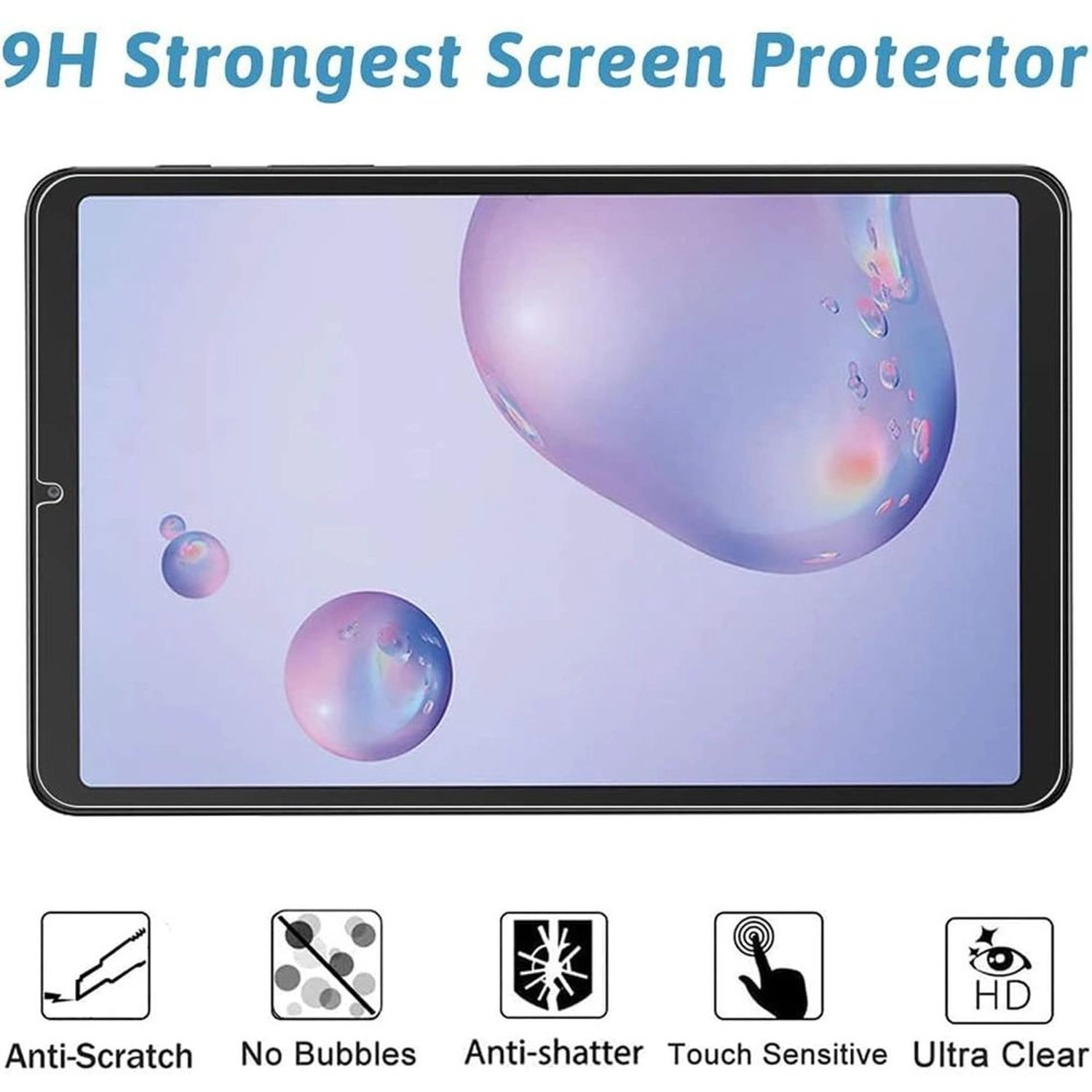 Full Coverage Tempered Glass for Galaxy A8