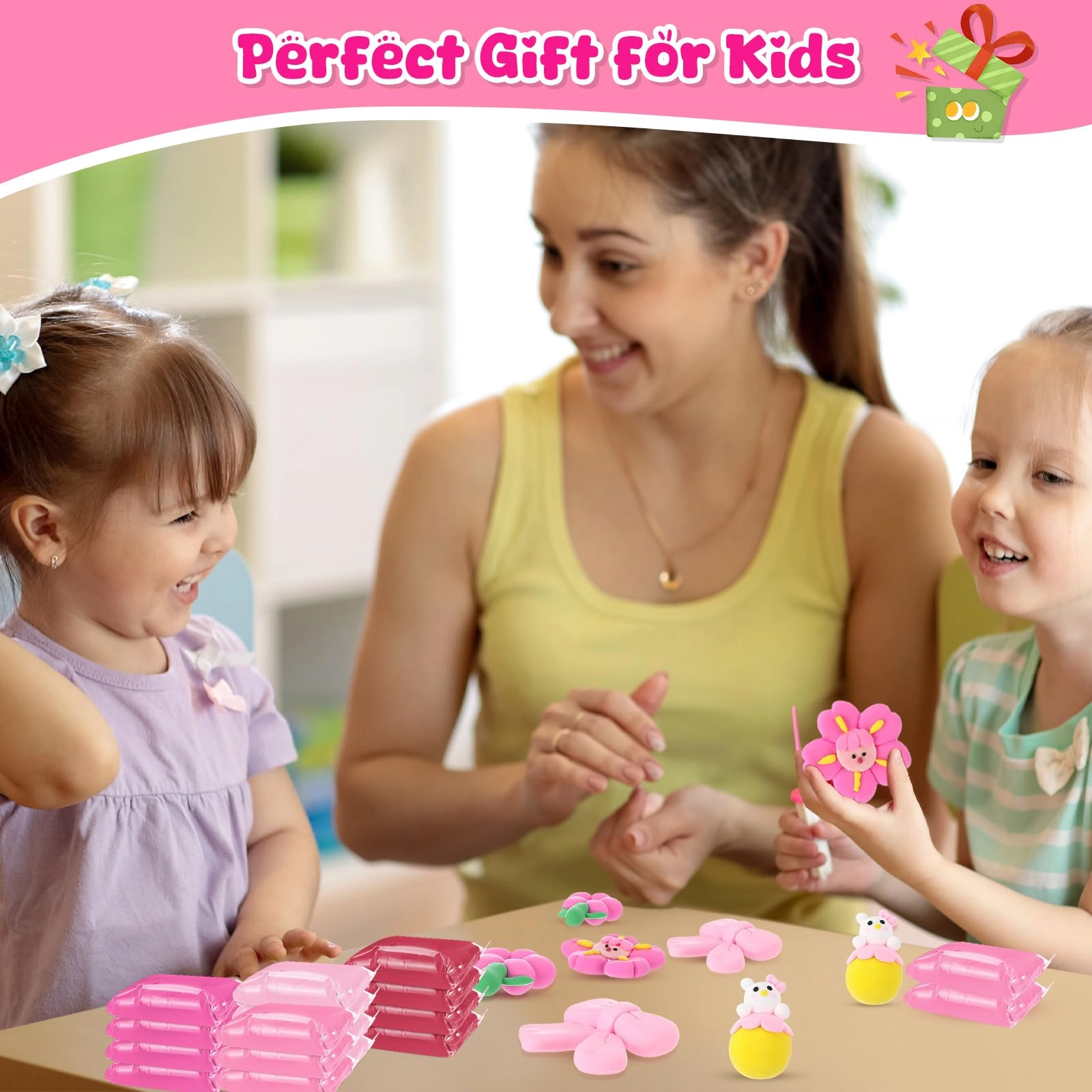 Air Dry Clay - 72 Pcs