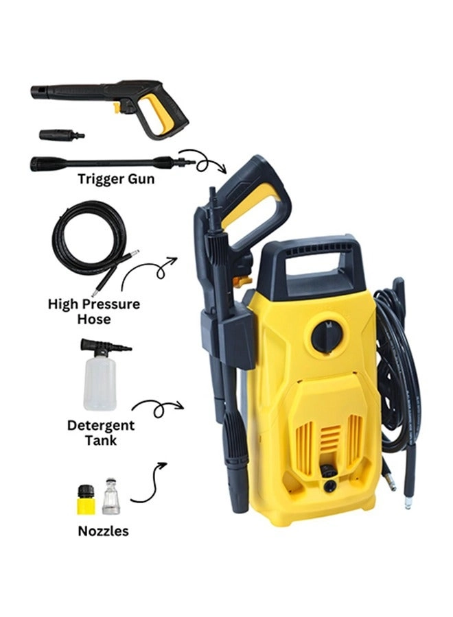 High Pressure Washer - 1400 W 90 to 105 Bar Yellow