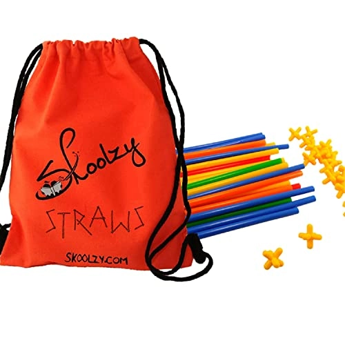 Skoolzy Connecting Straws - Tinker Toys Ages 3