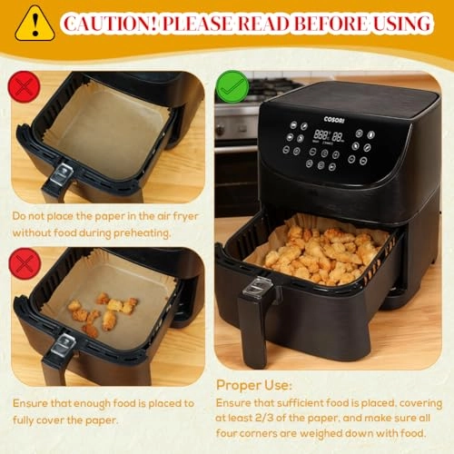 Air Fryer Liners - Paper 100pcs