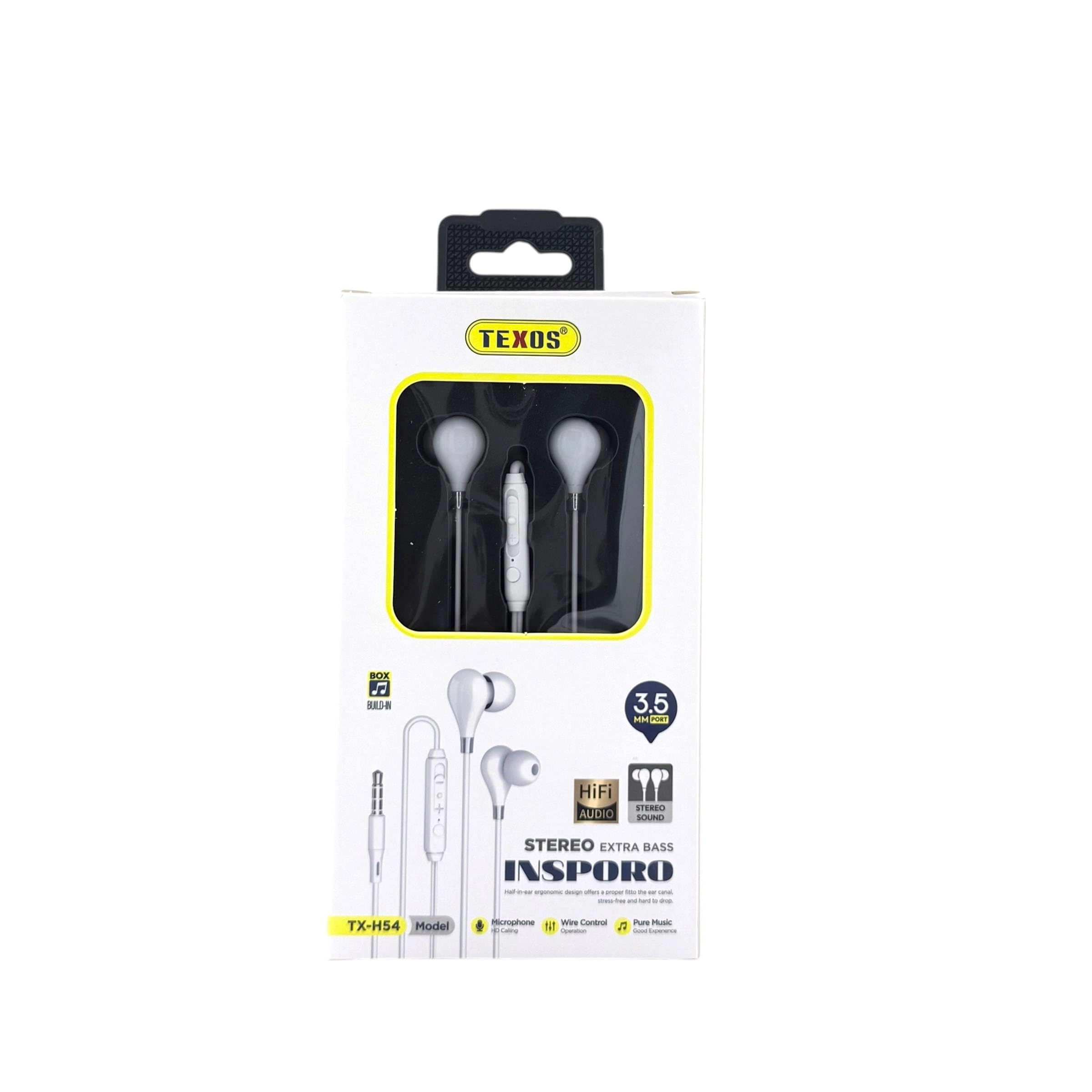 TEXOS Insporo TX-H54 Wired Earbud