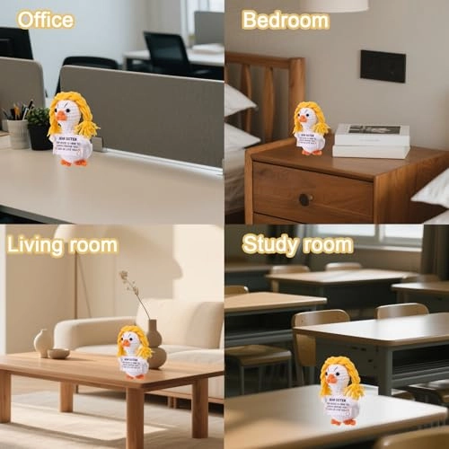 Graduation Goose Crochet - 9x8x6cm