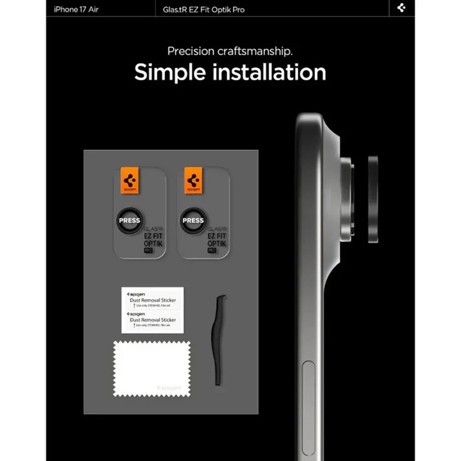 Optik Pro Lens Protector - iPhone 17 Air