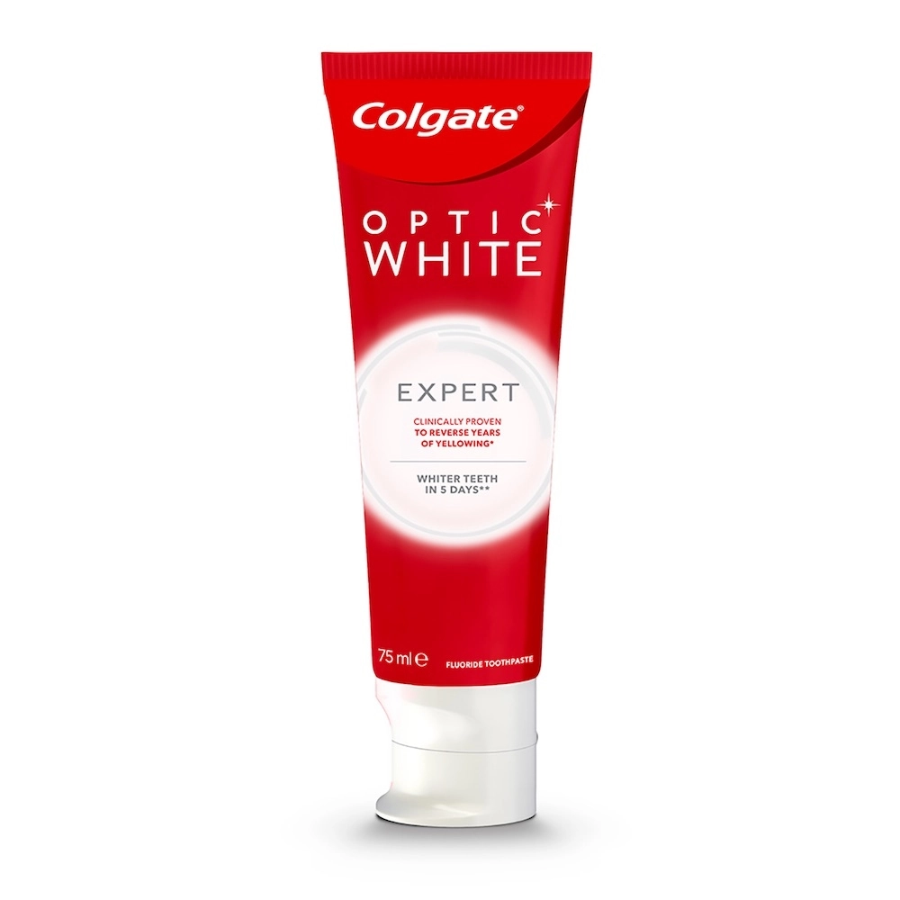 Optic White Expert Whitening Toothpaste 2 x 75ml