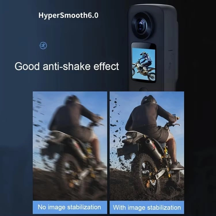 Dual Screen Hand-Held Action Camera - 4K 30FPS