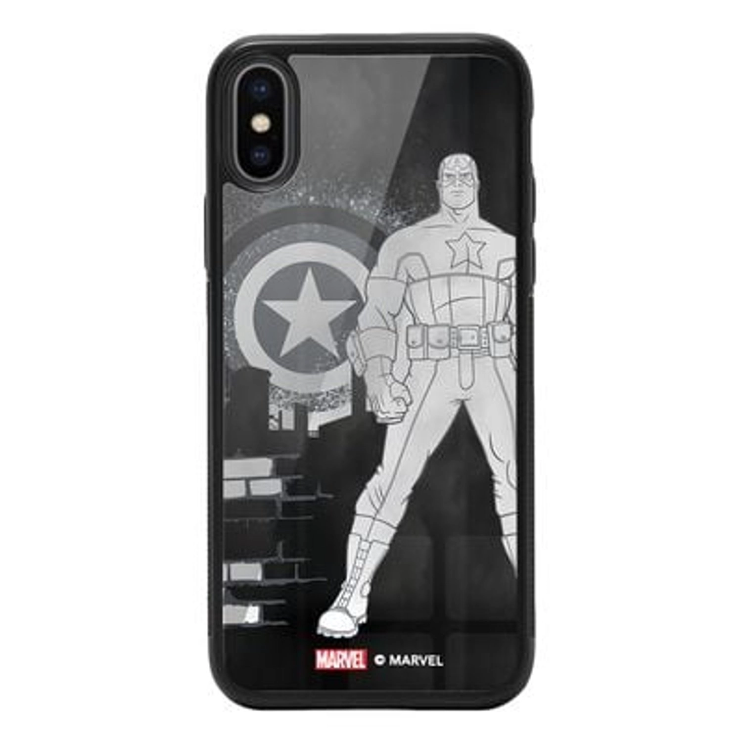 Wackylicious Captain America Soldier Back Case for iPhone Xs Max