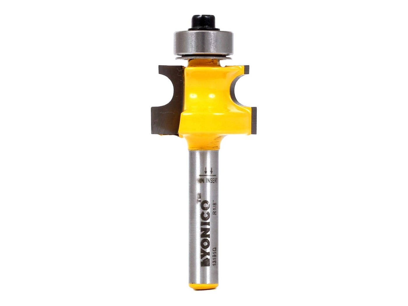 Yonico Bullnose Beading Router Bit - 1/4-Inch Shank