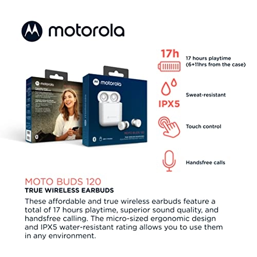 Moto Buds 120 Wireless Earbud