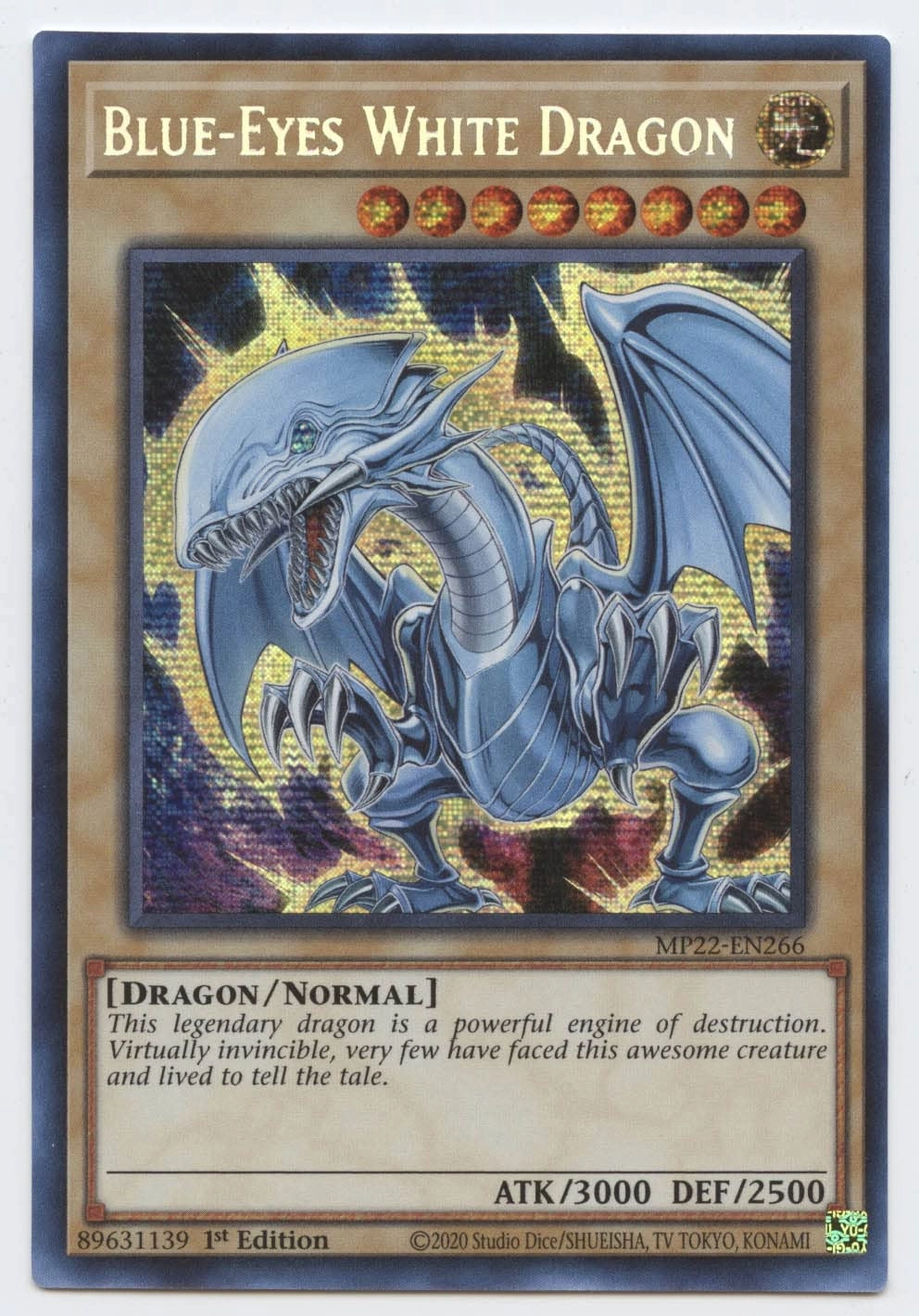 Yu-Gi-Oh! Blue-Eyes White Dragon MP22-EN266