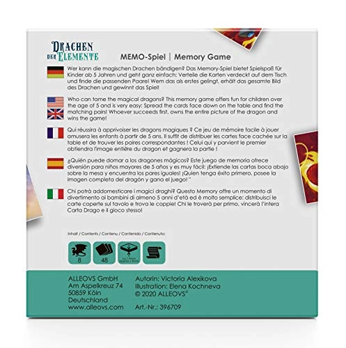 Memo - Dragon of the Elements - 5 - 10 years 48 pieces