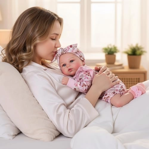 Abby Reborn Baby Doll - 17-inch Vinyl Cotton Ages 3+