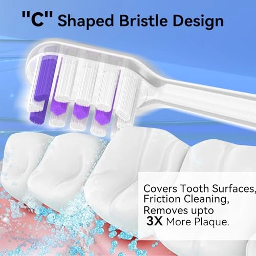 Toothbrush Heads - Compatible with Laifen 10 Pack