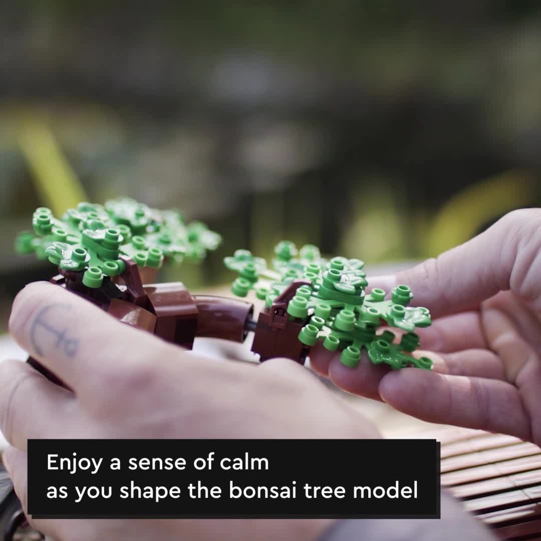 Icons Bonsai Tree (10281) - for Adults with Flowers