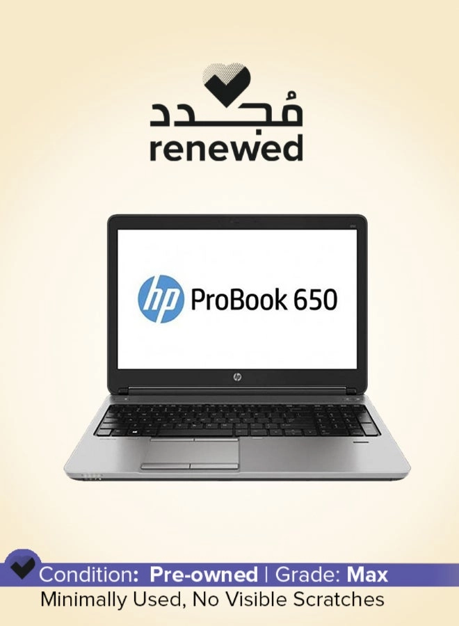 HP (Renewed) Probook 650 g2 - 15.6'' Core i7-6600U 16GB DDR4 256GB SSD