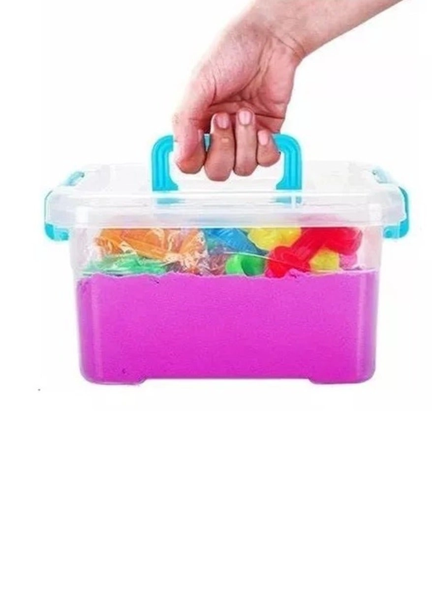 magic sand toy - compressible stretchable multi-colored