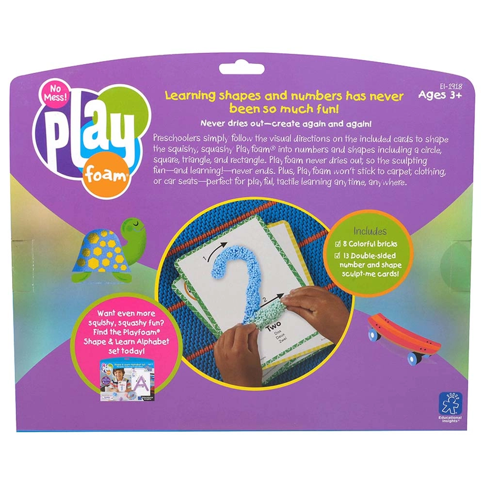 Playfoam Shape & Learn Numbers - 3+ Years