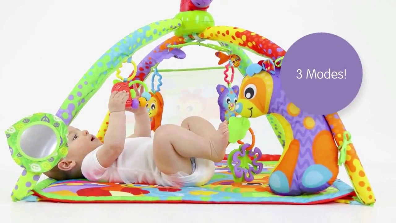 Woodlands Music & Lights Projector Gym - 4 months