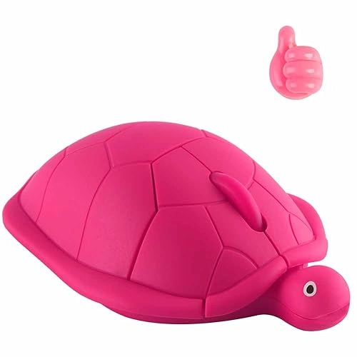 Cute Green Turtle Shape Mouse - wireless